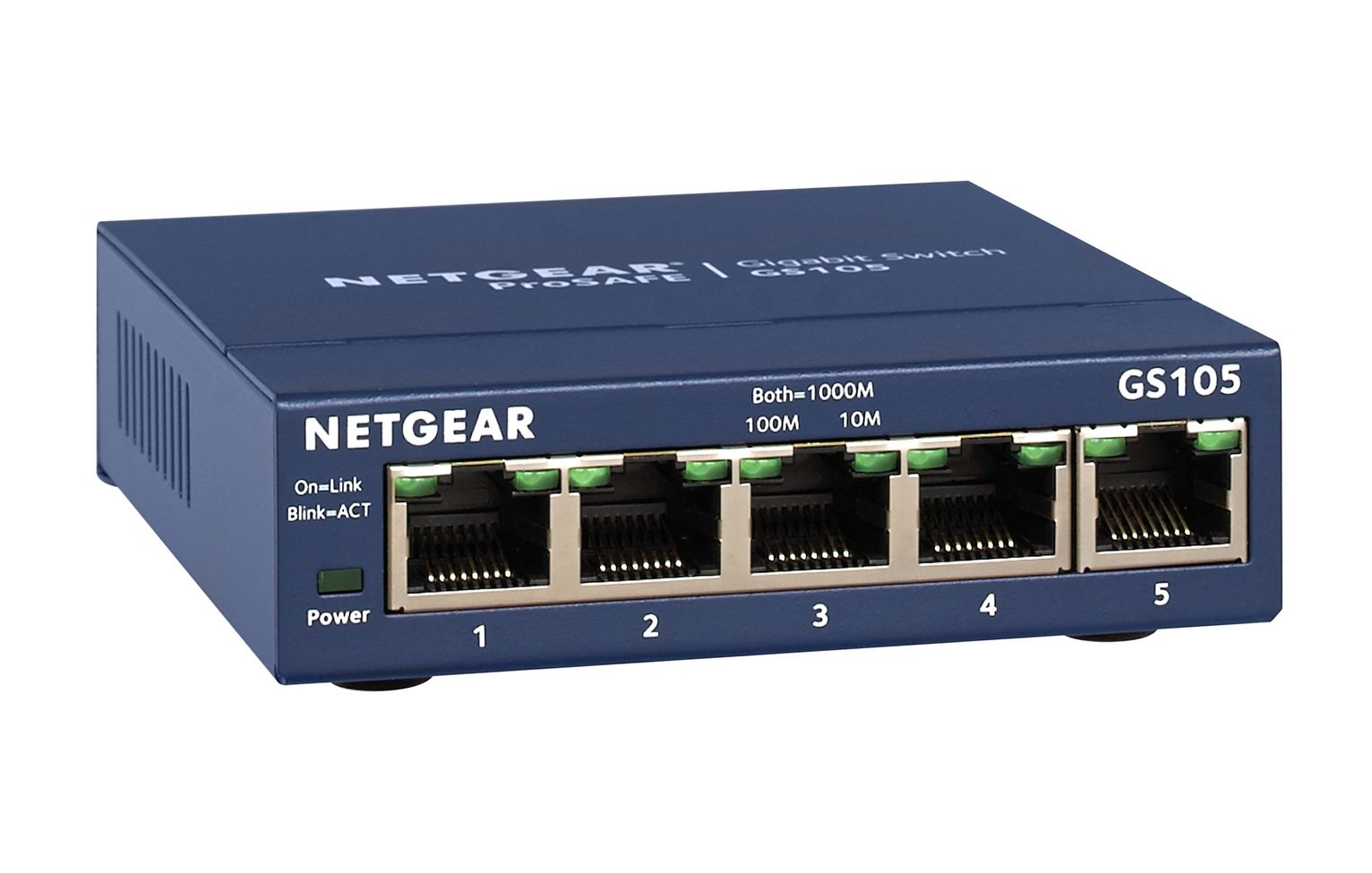 Netgear GS105UK 5 Port Gigabit Ethernet Network Switch