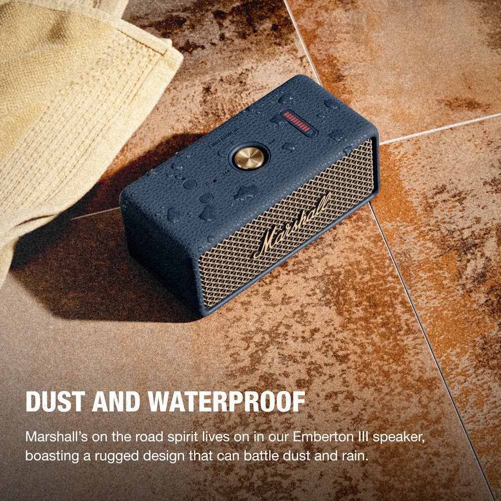 ✨美品✨Marshall EMBERTON Bluetooth speaker Buy Marshall Emberton III Portable Speaker - Midnight Blue
