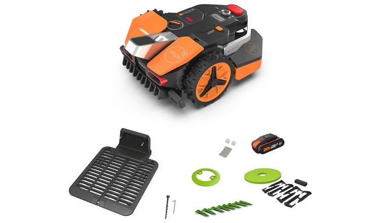 Worx 18cm Cordless Robotic Lawnmower - 48W