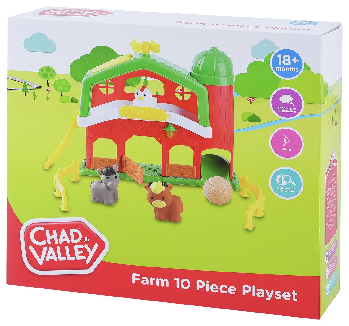 Chad Valley 10 Piece Farm Playset