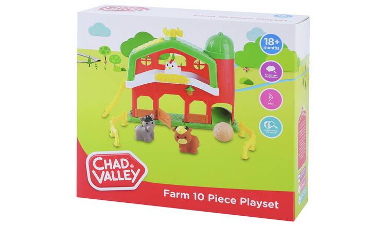Chad Valley 10 Piece Farm Playset