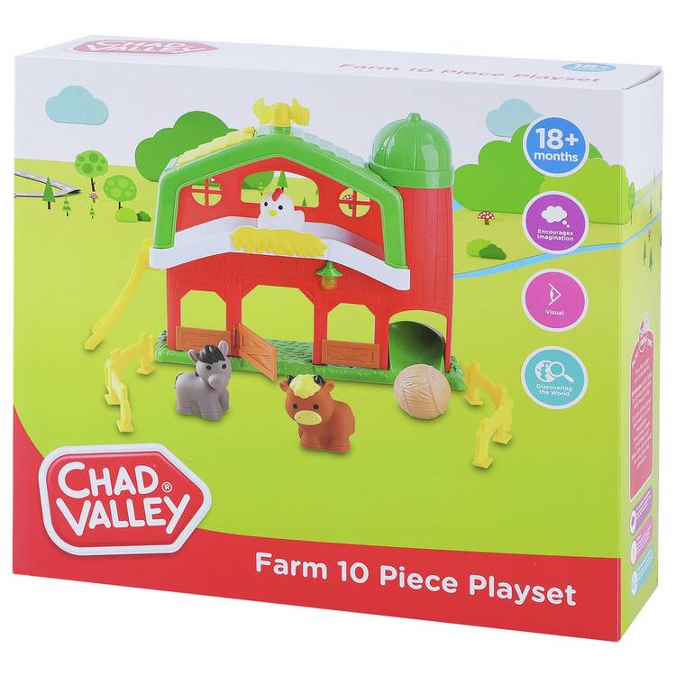 Chad Valley 10 Piece Farm Playset 0