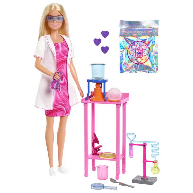 Barbie Scientist Doll Playset with Doll & Accessories -32cm 0