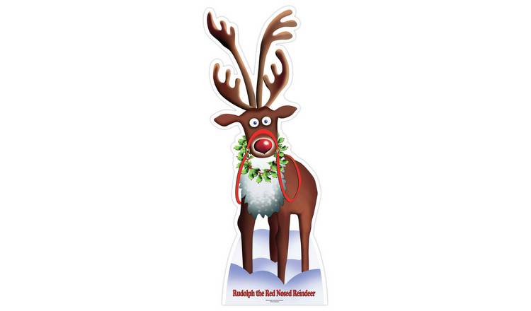 Star Cutouts Rudolph Cardboard Cutout 