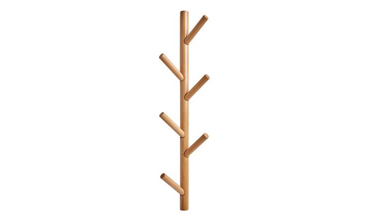 Argos Home Wall Hung Coat Stand - Natural