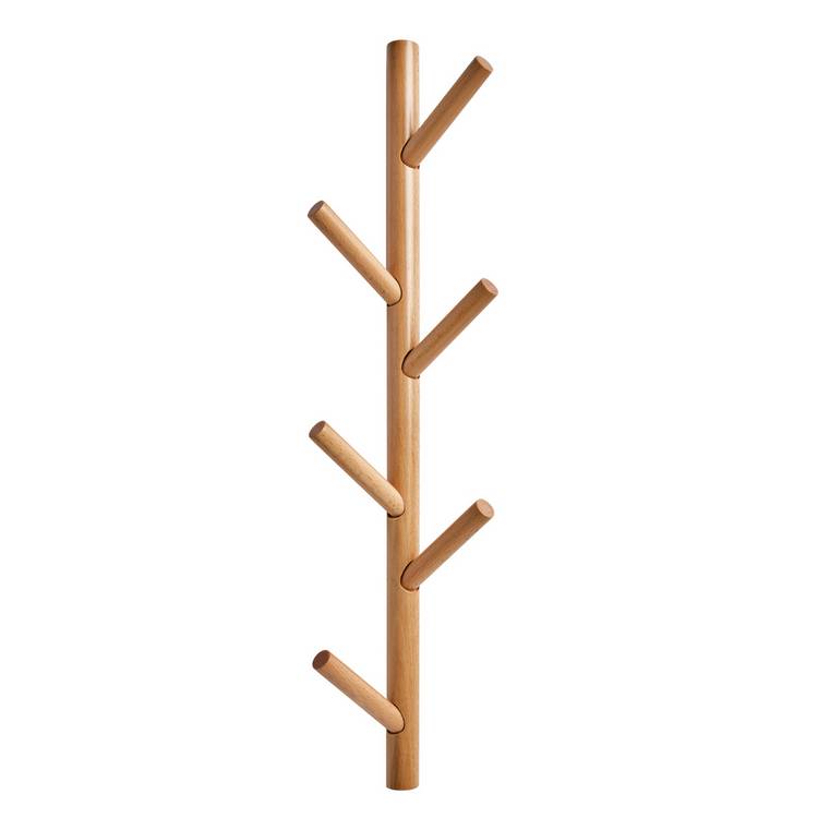 Argos Home Wall Hung Coat Stand - Natural 0