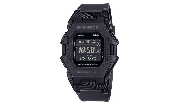 Casio G-Shock Digital Display Black Bracelet Watch