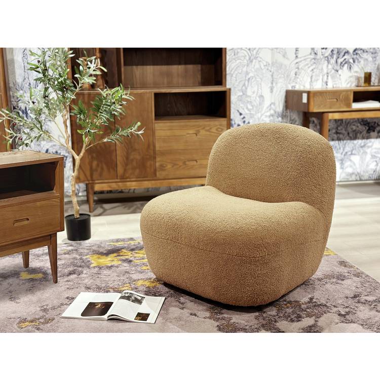 Argos Home Boucle Accent Chair - Brown 0
