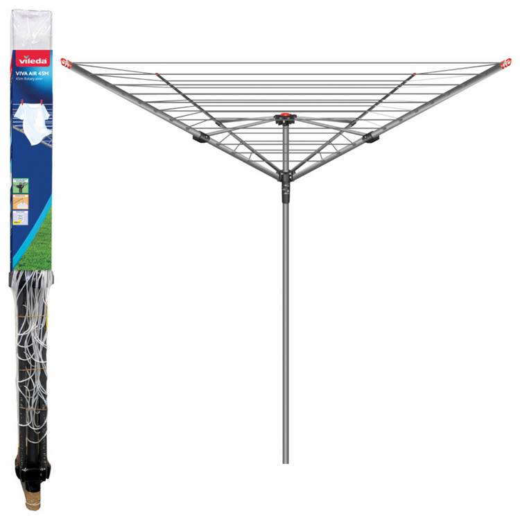 Vileda Viva Air 45m Rotary Airer 0