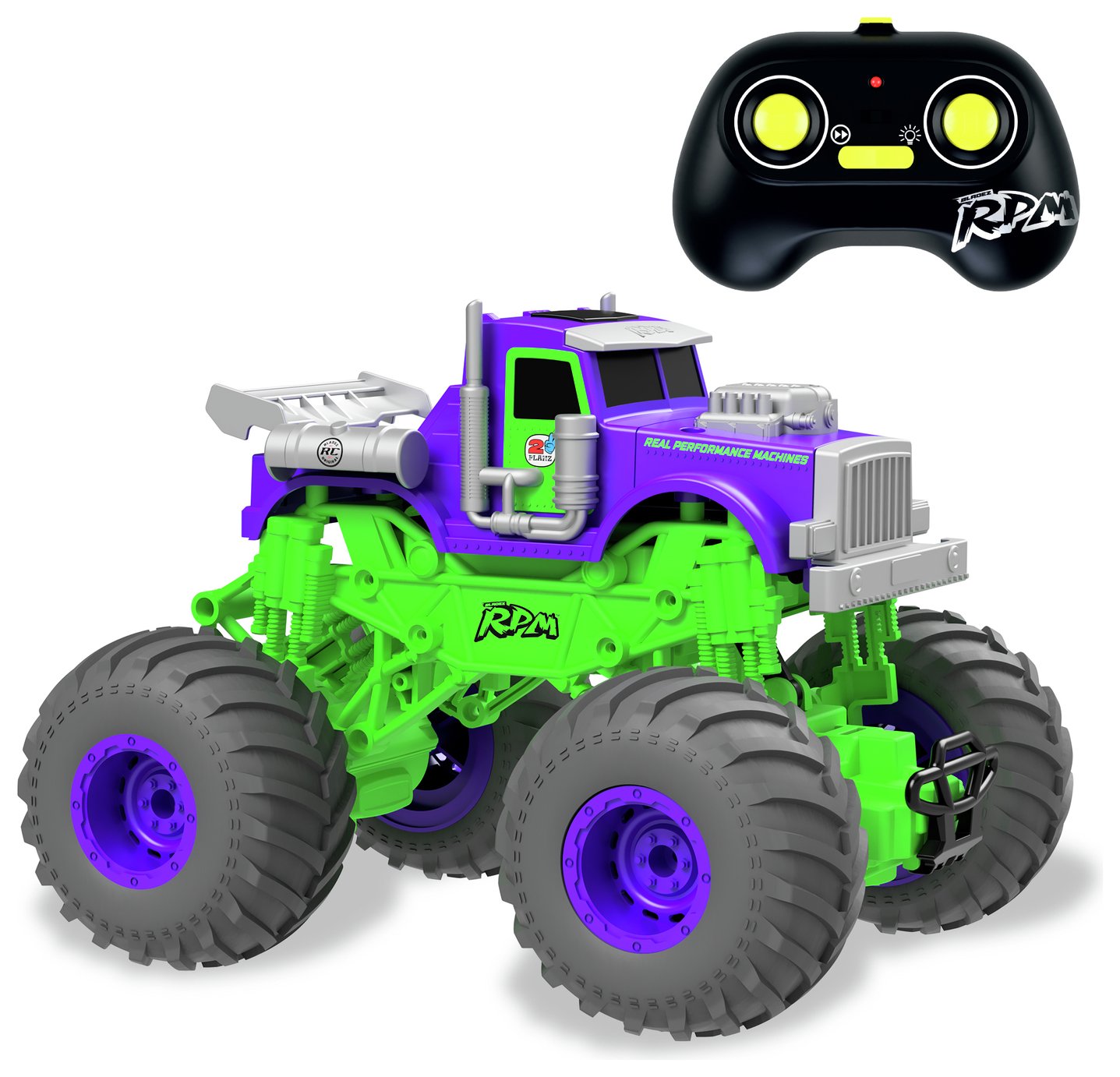 Bladez RPM 1:18 RC Stunt Rig Monster Truck