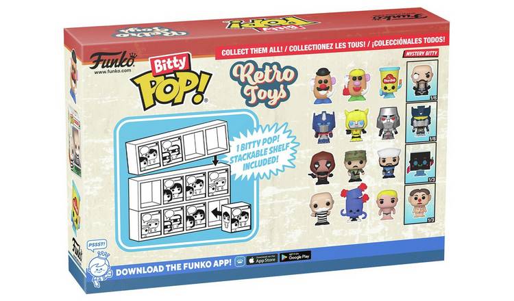 Funko Bitty POP Transformers Retro Figure-Pack of 4