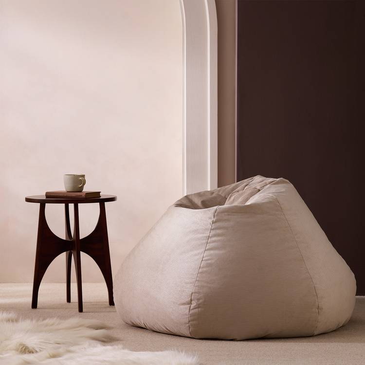 Kaikoo Ayrton Corduroy Bean Bag - Mink 0