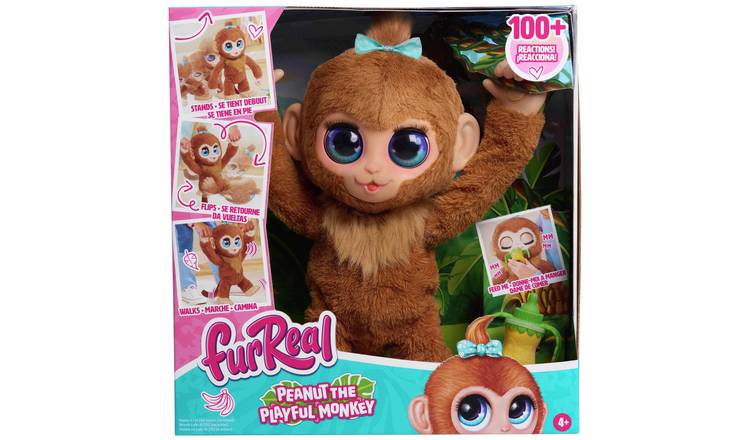 Buy furReal Peanut The Playful Monkey | Teddy bears and soft toys | Argos