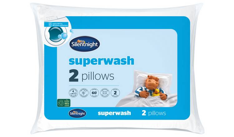 Silentnight Superwash Medium Firm Pillow - 2 Pack