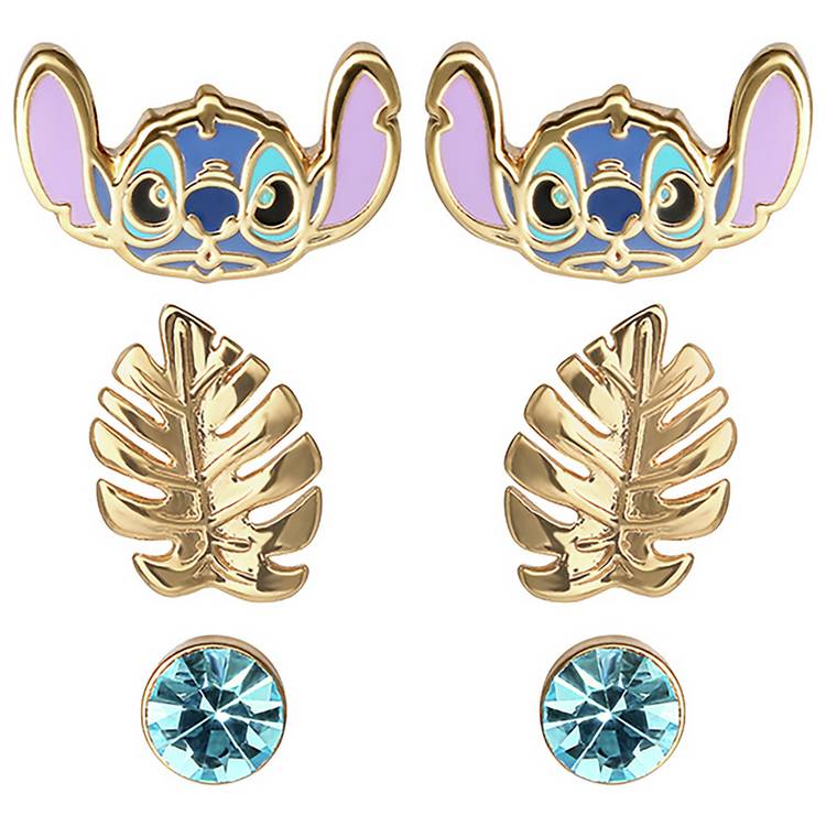Disney Lilo & Stitch Stud Earring Set - Pack of 3  0