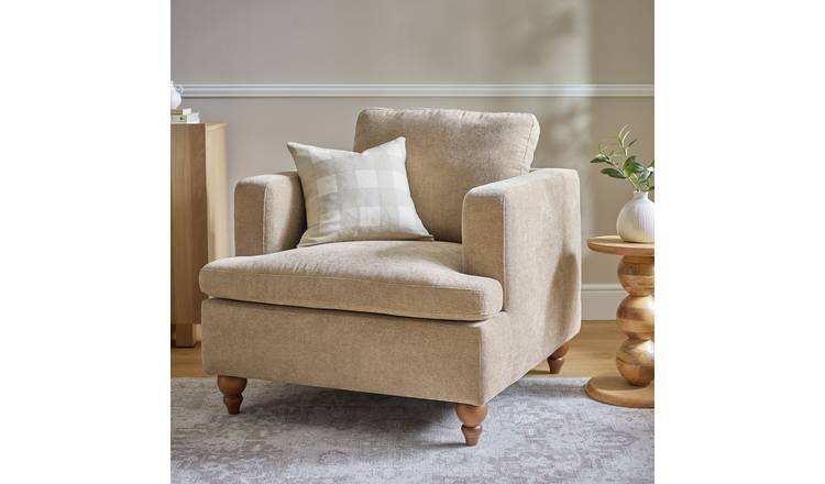 Habitat Matilda Fabric Armchair - Mink