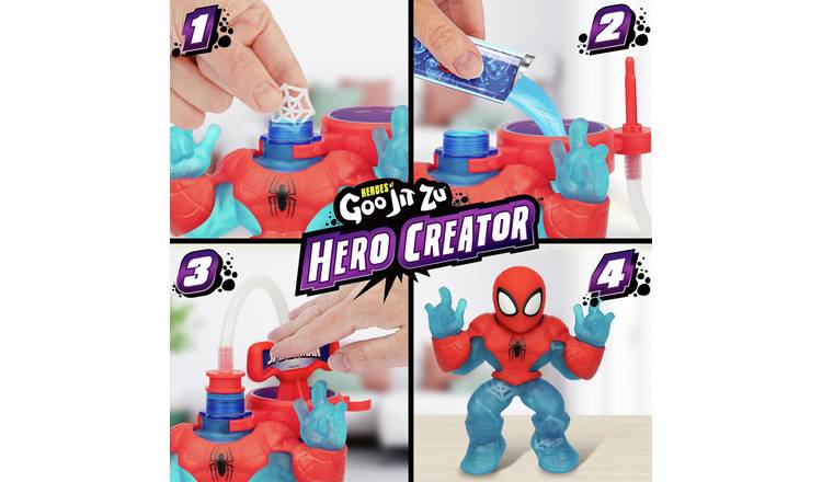 Heroes of Goo Jit Zu Spider-Man Hero Creator Figure