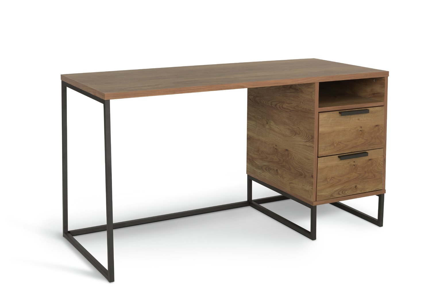 Habitat Nomad 2 Drawer Desk - Oak