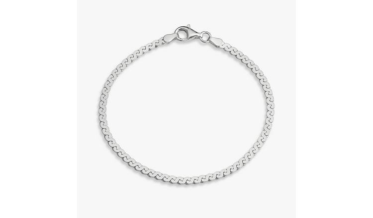 Revere Sterling Silver Serpentine Chain Bracelet