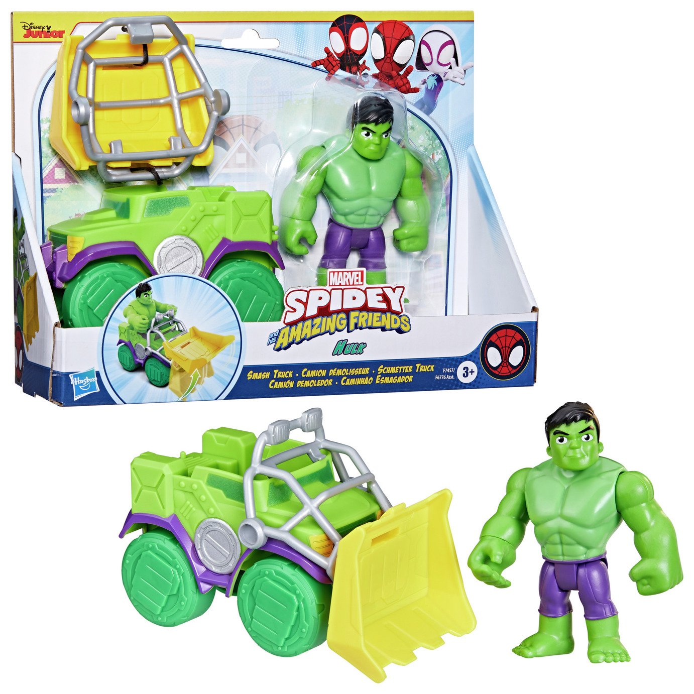 Marvel Spidey And His Amazing Friends Hulk Smash Truck