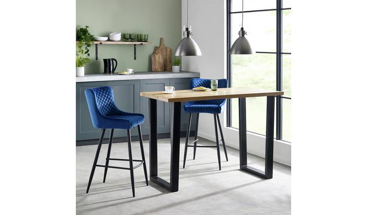 Julian Bowen Brooklyn 2 Seater Bar Table - Oak 