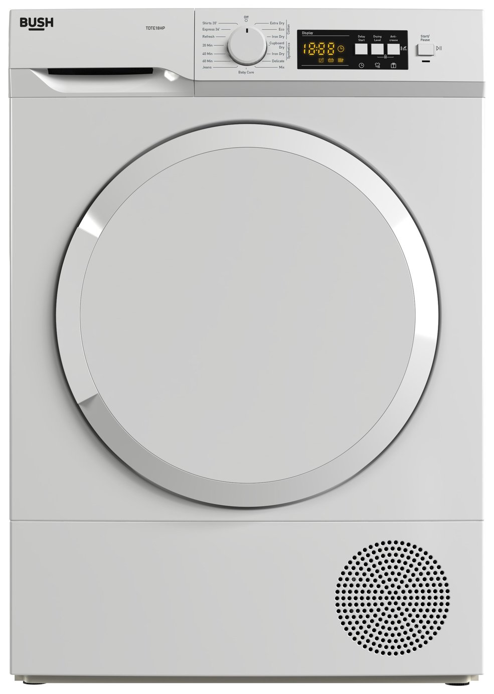 Bush TDTE18HP 8KG Heat Pump Tumble Dryer - White