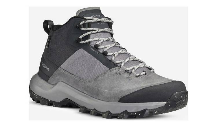 Decathlon Men'S Waterproof Hiking Shoes Grey Uk 11