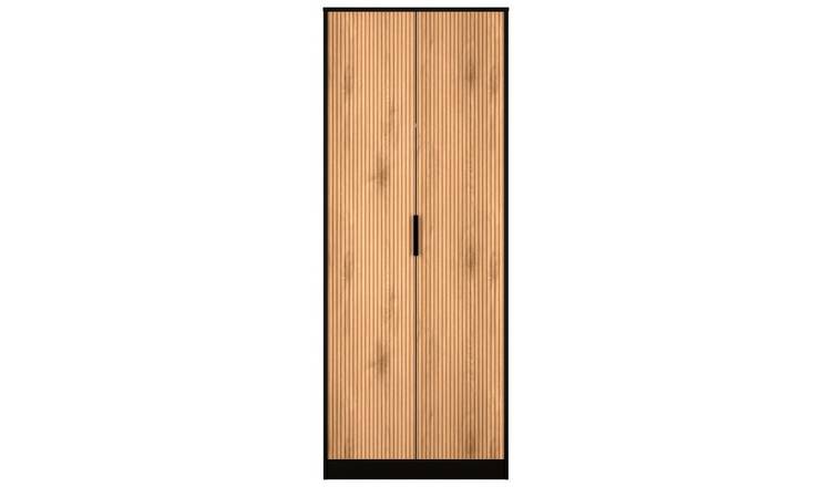 Livara Bergen 2 Door Wardrobe - Black