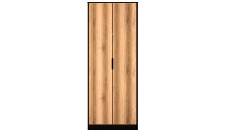 Welcome Bergen 2 Door Wardrobe - Black