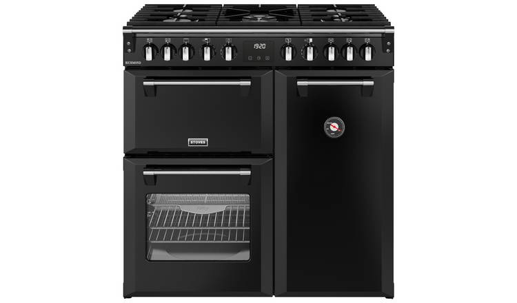 Stoves 90cm Dual Fuel Range Cooker - Black