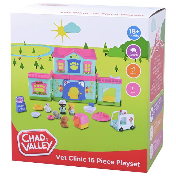Chad Valley Vet Clinic – 16 Piece Playset 0
