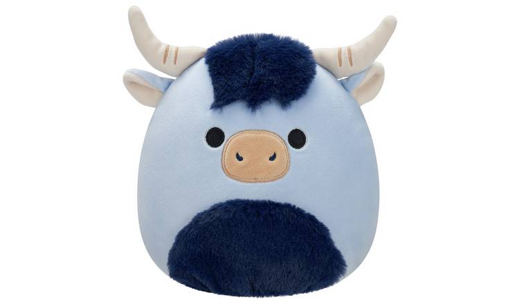 Squishmallows 7.5 inch Blue Highland Cow Toro Plush