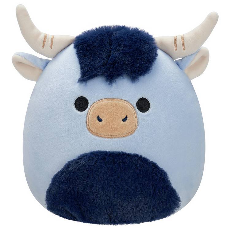 Squishmallows 7.5 inch Blue Highland Cow Toro Plush 0