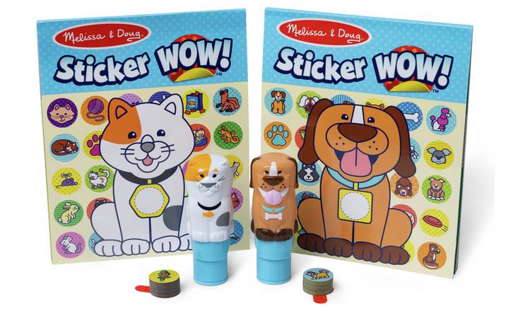 Melissa & Doug Sticker WOW Dog & Unicorn Bundle