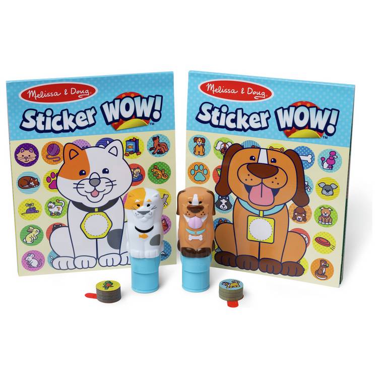 Melissa & Doug Sticker WOW Dog & Cat Bundle 0