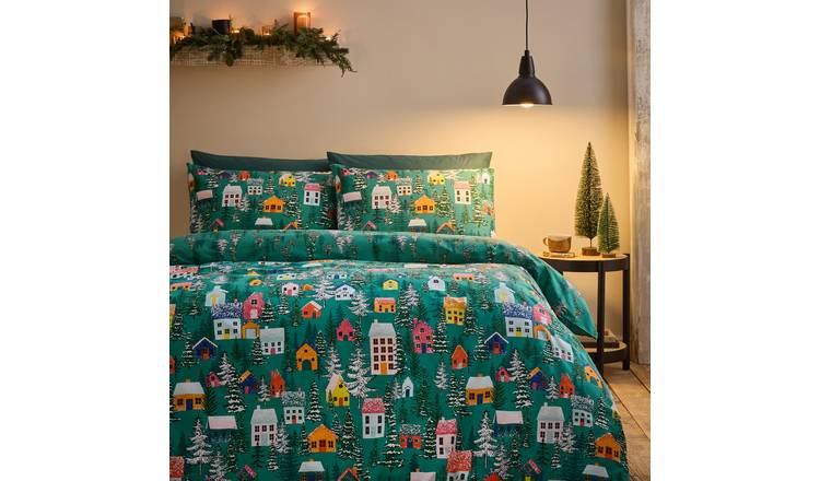 Catherine Lansfield Christmas Festive Bedding Set - Double