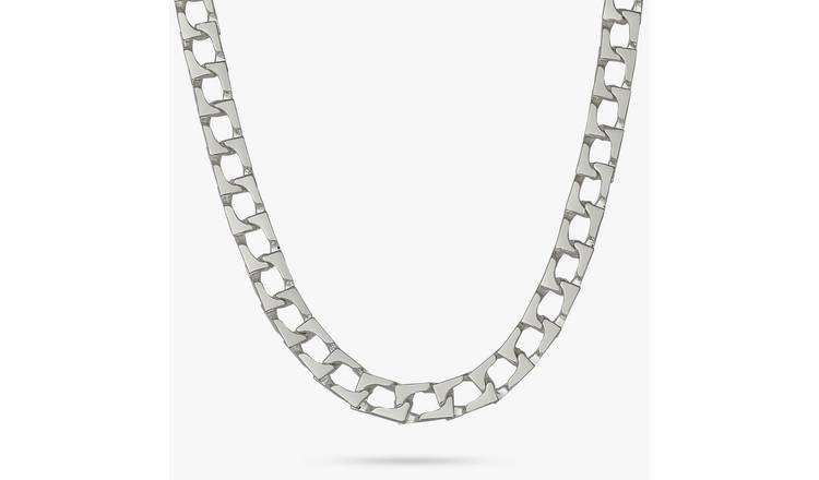 Revere Sterling Silver 20 Inch Squared Curb Chain