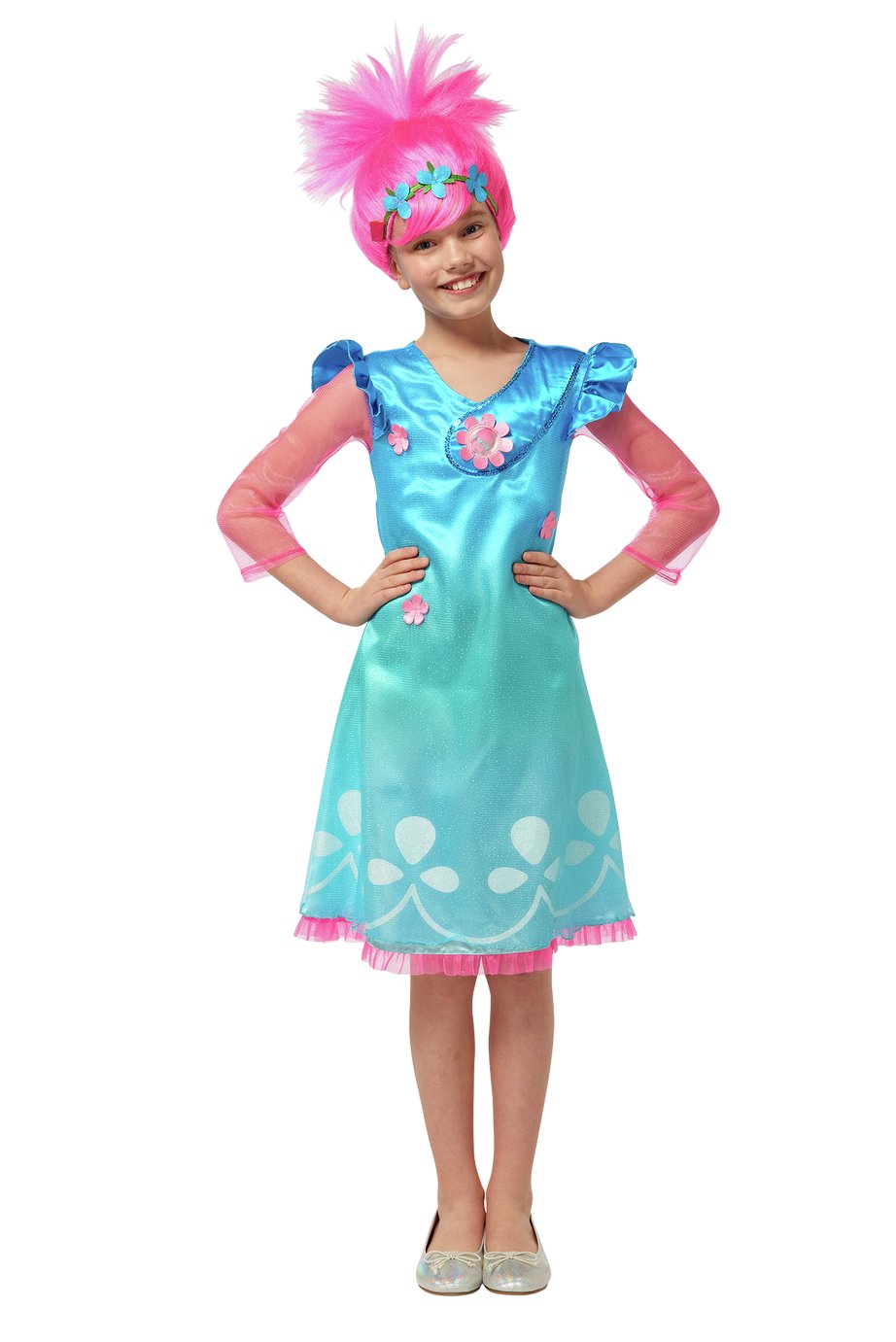 Trolls Poppy Fancy Dress Costume - 3-4 Years. (7286456) | Argos Price ...