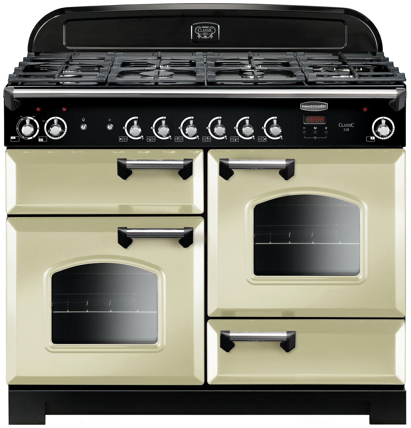 Rangemaster Classic 110cm Dual Fuel Range Cooker - Cream