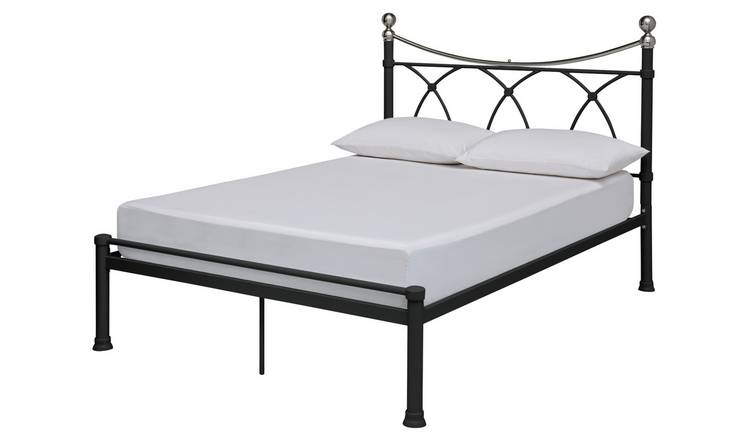 Argos Home Ricossa Double Metal Bed Frame - Black 0