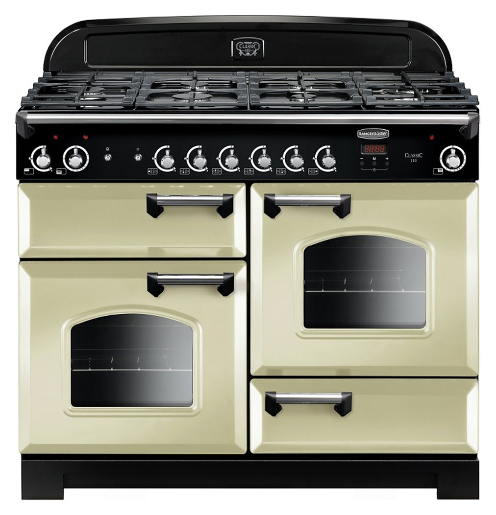 Rangemaster Classic 110cm Gas Range Cooker - Cream