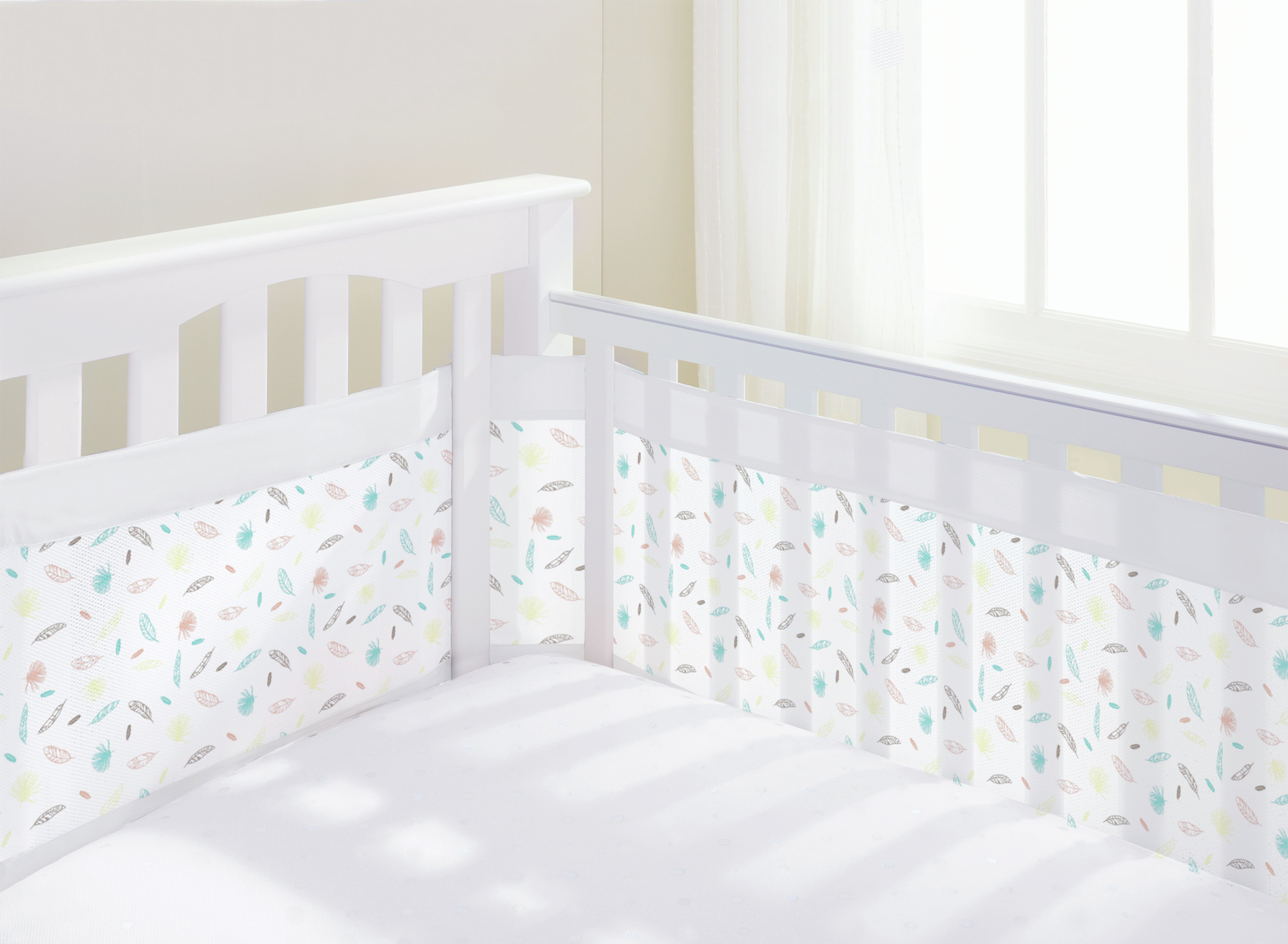 BreathableBaby AirflowBaby Marabou Mesh Cot Liner - 4 Sided