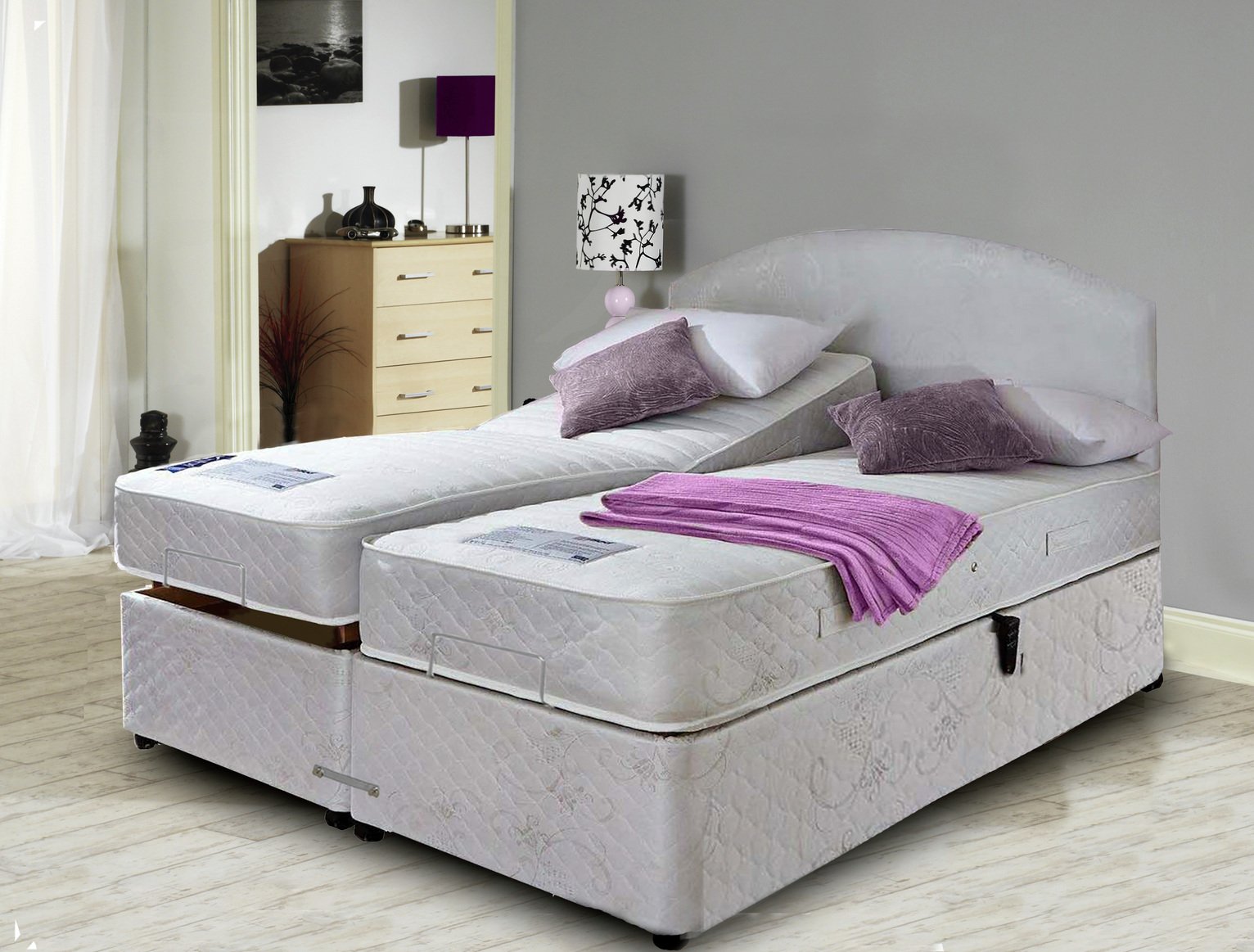 MiBed Adjustable 5 Barrow King Bed. at Argos Reviews