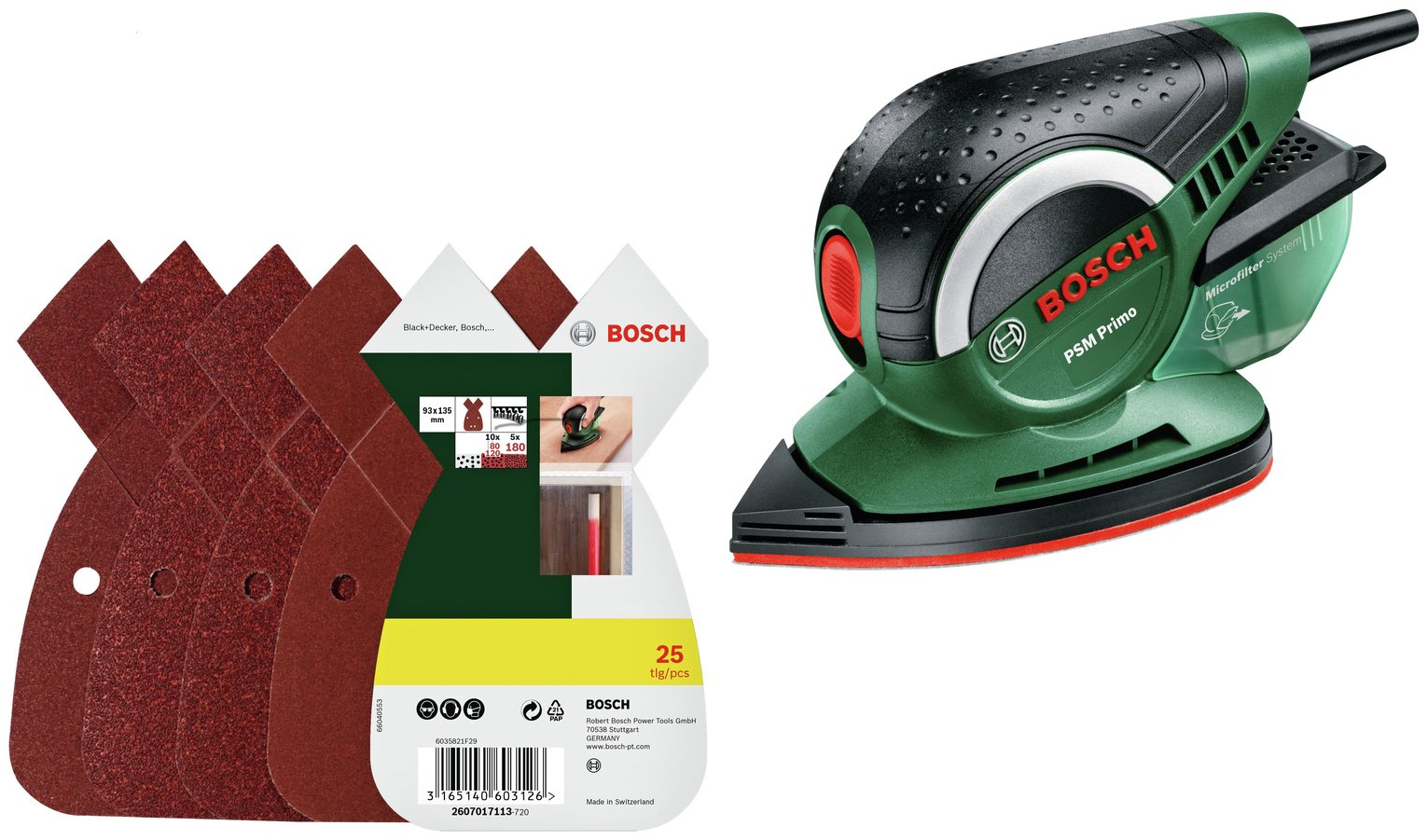 Bosch store primo sander