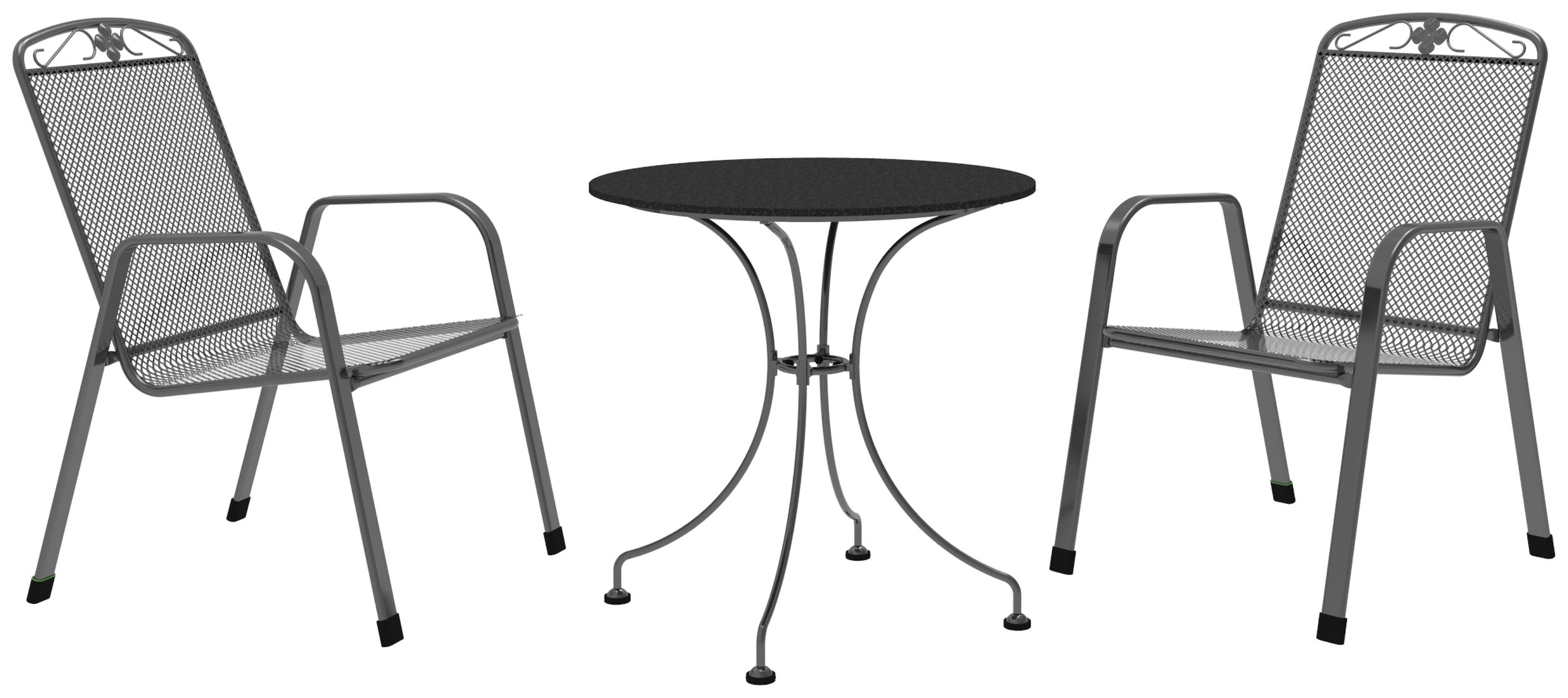 Royal Garden Savoy 2 Seater Metal Bistro Set