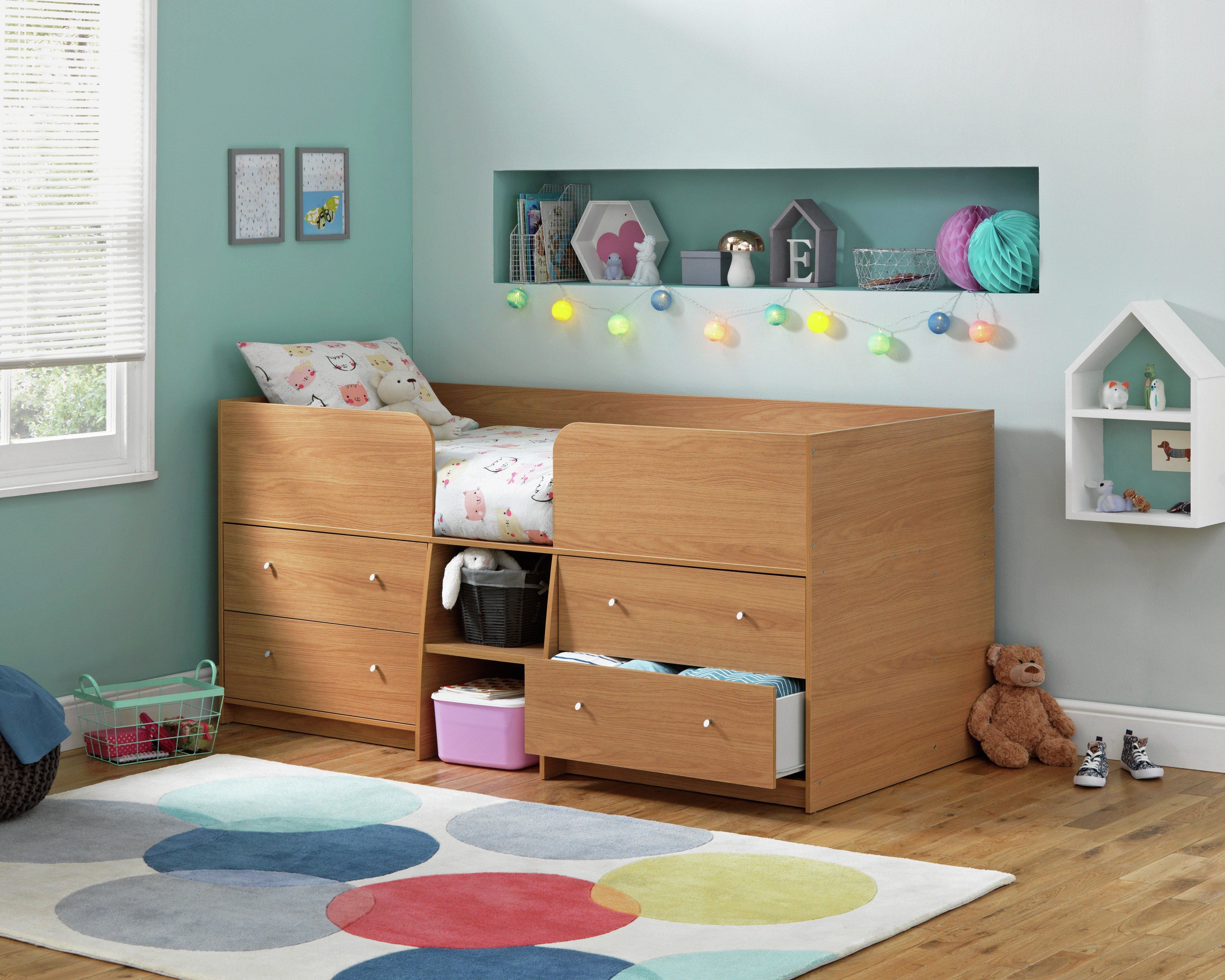 HOME Malibu Shorty Midsleeper - Oak.