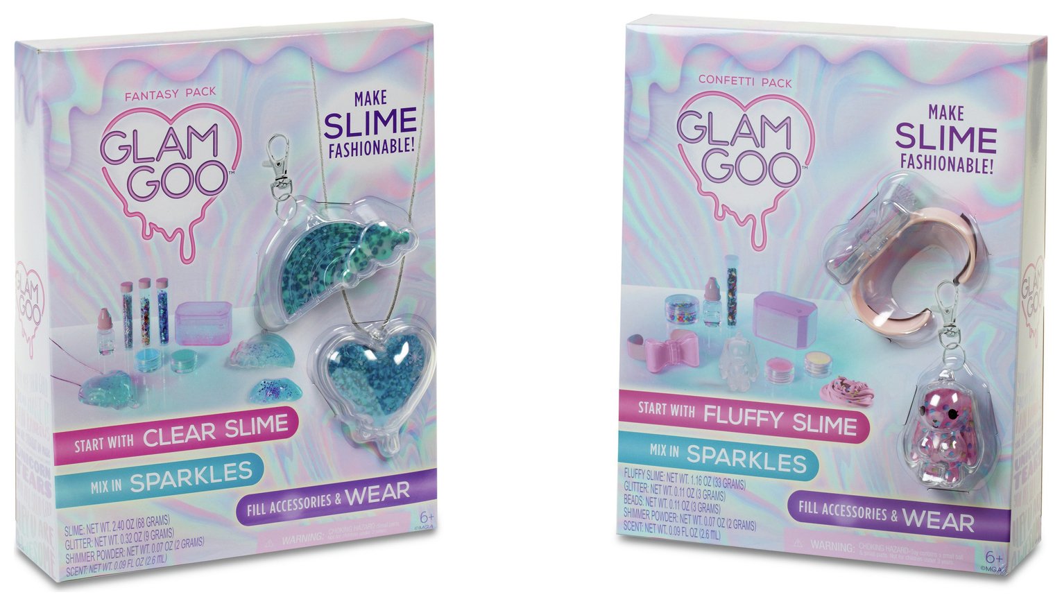 Glam Goo Theme Slime Pack Assortment