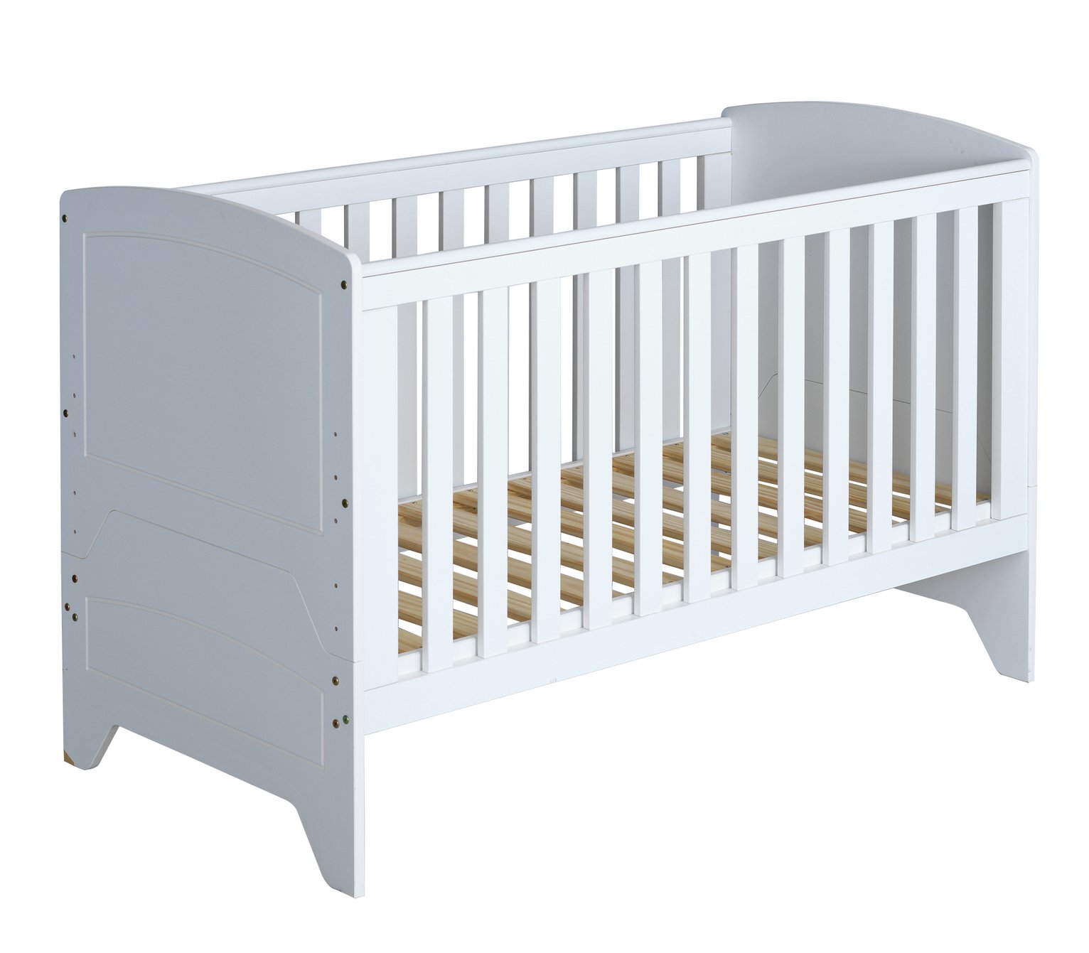 cheap white cot