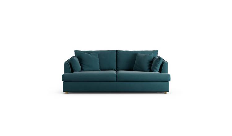 Habitat Holmfirth Fabric 3 Seater Sofa Bed - Teal