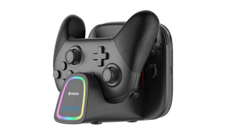 Nacon Quadpro RGB Charger For NS Pro Controller, NS2 Joy-Con